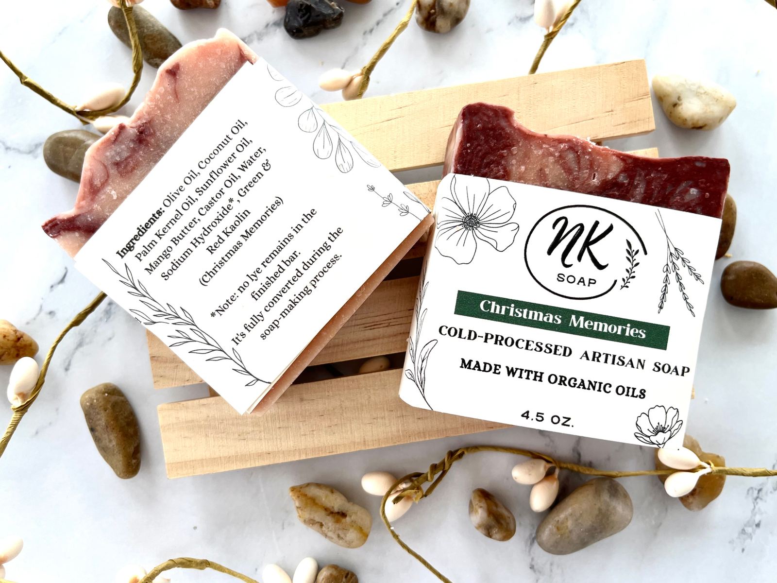 Christmas Memories bar soap by NK Soap