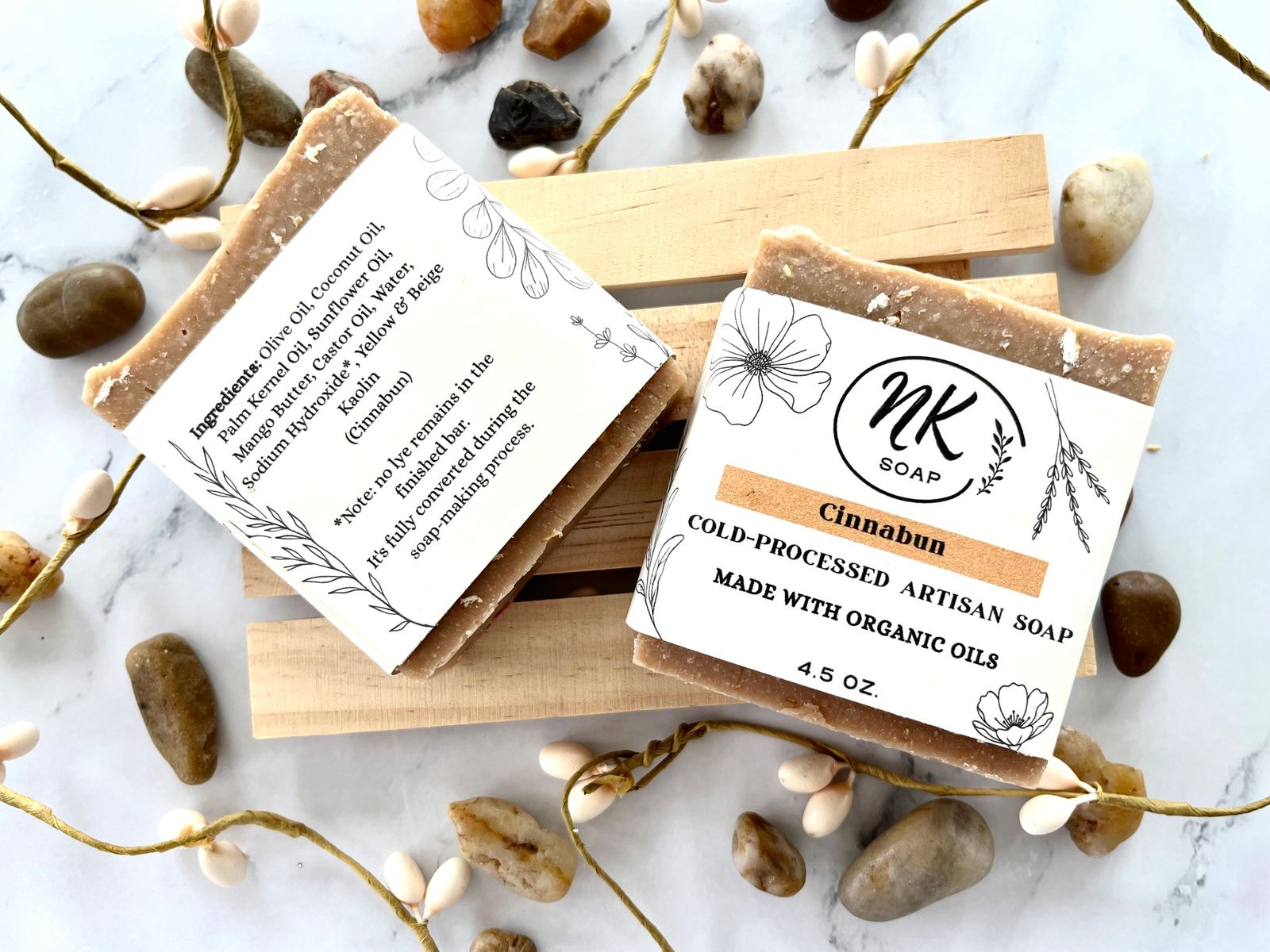 Cinnabun bar soap by NK Soap