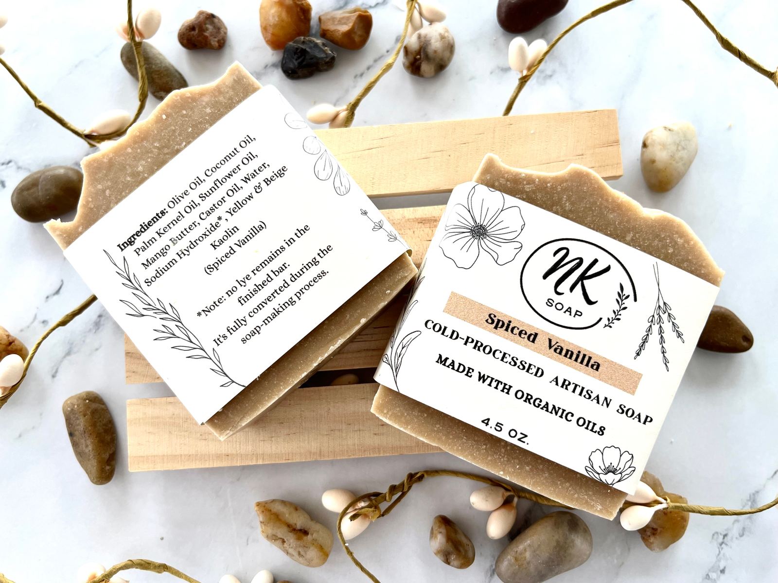 Vanilla Spice bar soap by NK Soap